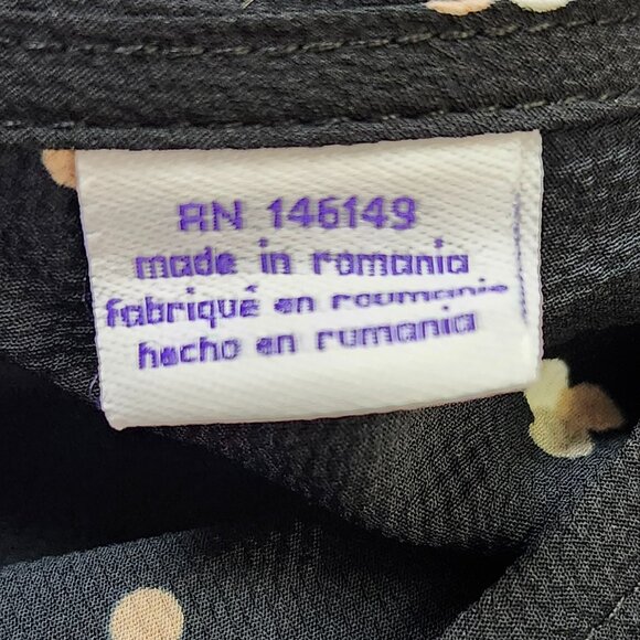 Seraphine Women's Black Midi Shift Dress W/Brown Minnie Ears Size 6 & 8 - Picture 4 of 7